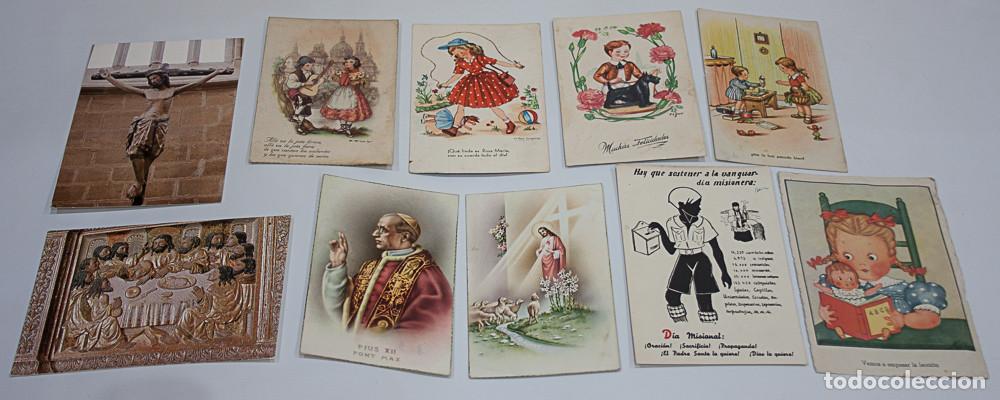 Postales: LOTE DE 25 POSTALES ANTIGUAS. - Foto 2