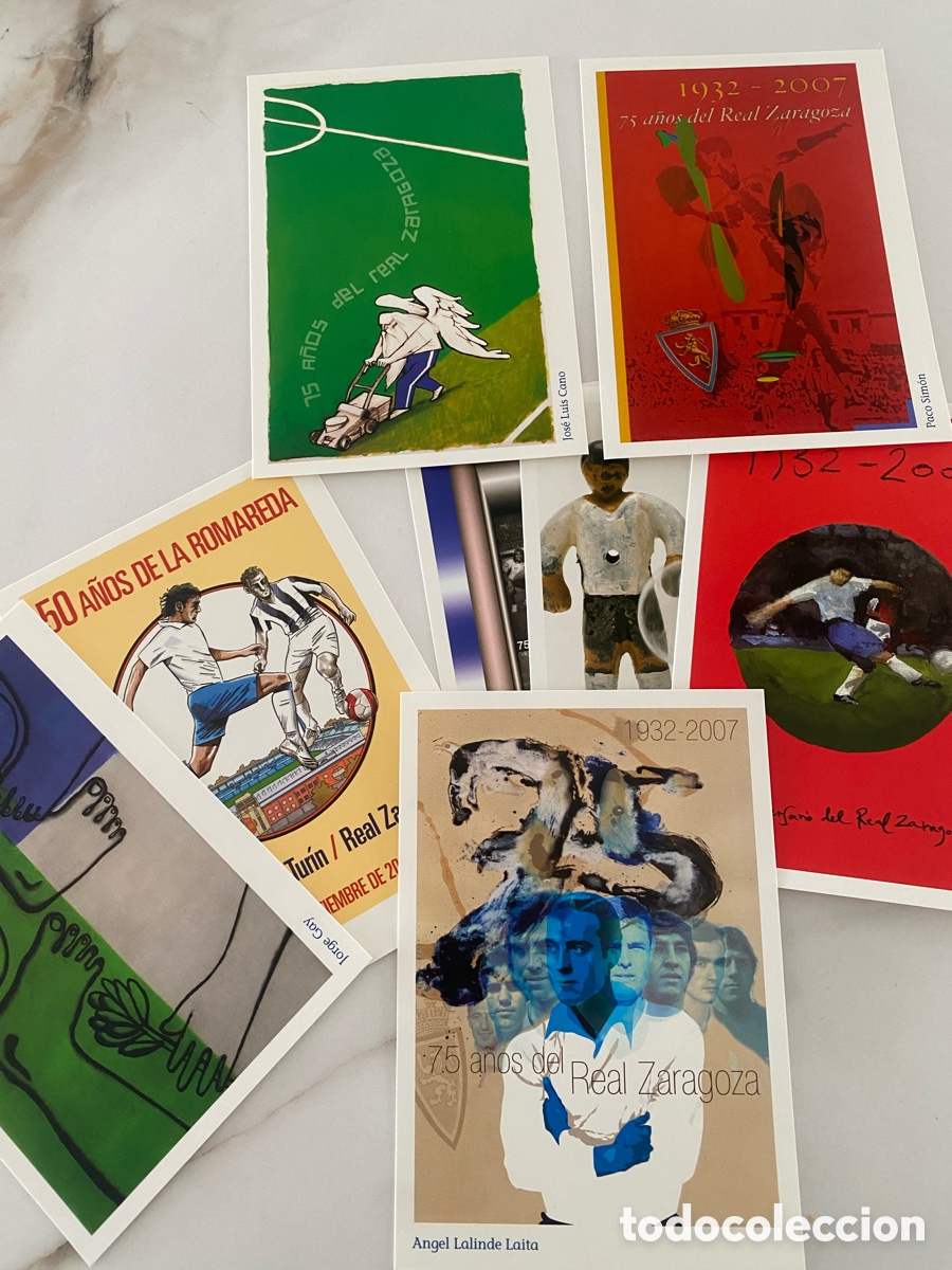 Postales: Postales 75 aniversario Real Zaragoza - Foto 2