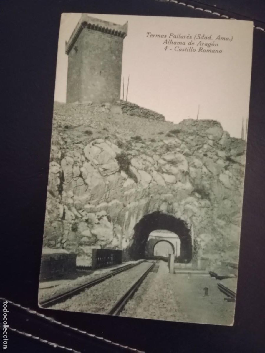 Postales: ANTIGUA TARJETA POSTAL - TERMAS PALLARES ALHAMA DE ARAGON - CASTILLO ROMANO