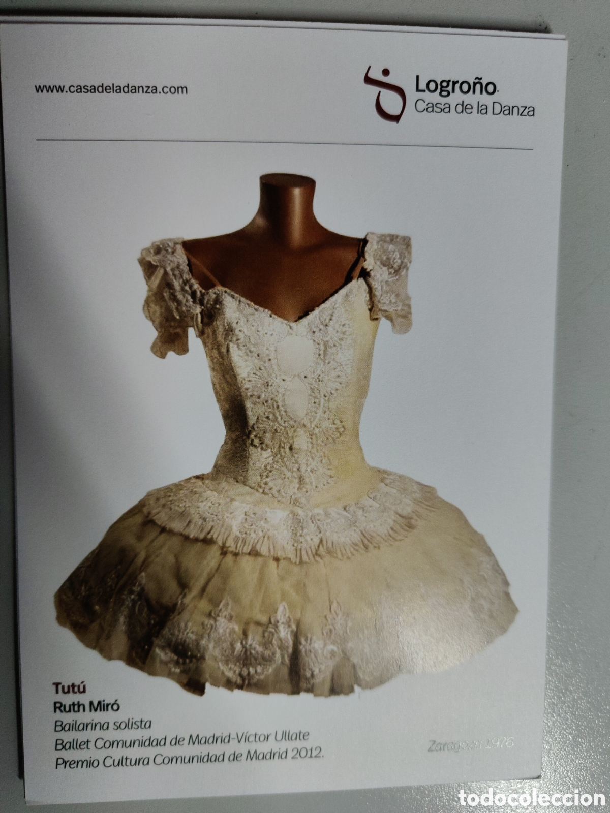 Postales: postal logro&ntilde;o - casa de la danza - tutu rith miro - tdkc8 - Foto 1