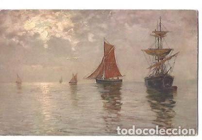 Postales: ANTIGUA POSTAL N&ordm; 44 ST ZF BARCOS - Foto 1
