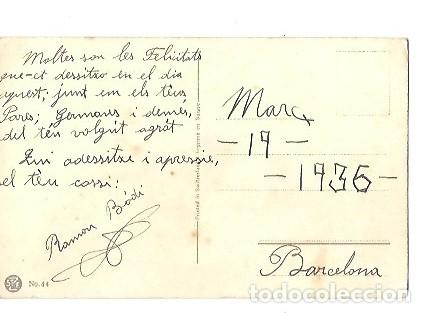 Postales: ANTIGUA POSTAL N&ordm; 44 ST ZF BARCOS - Foto 2