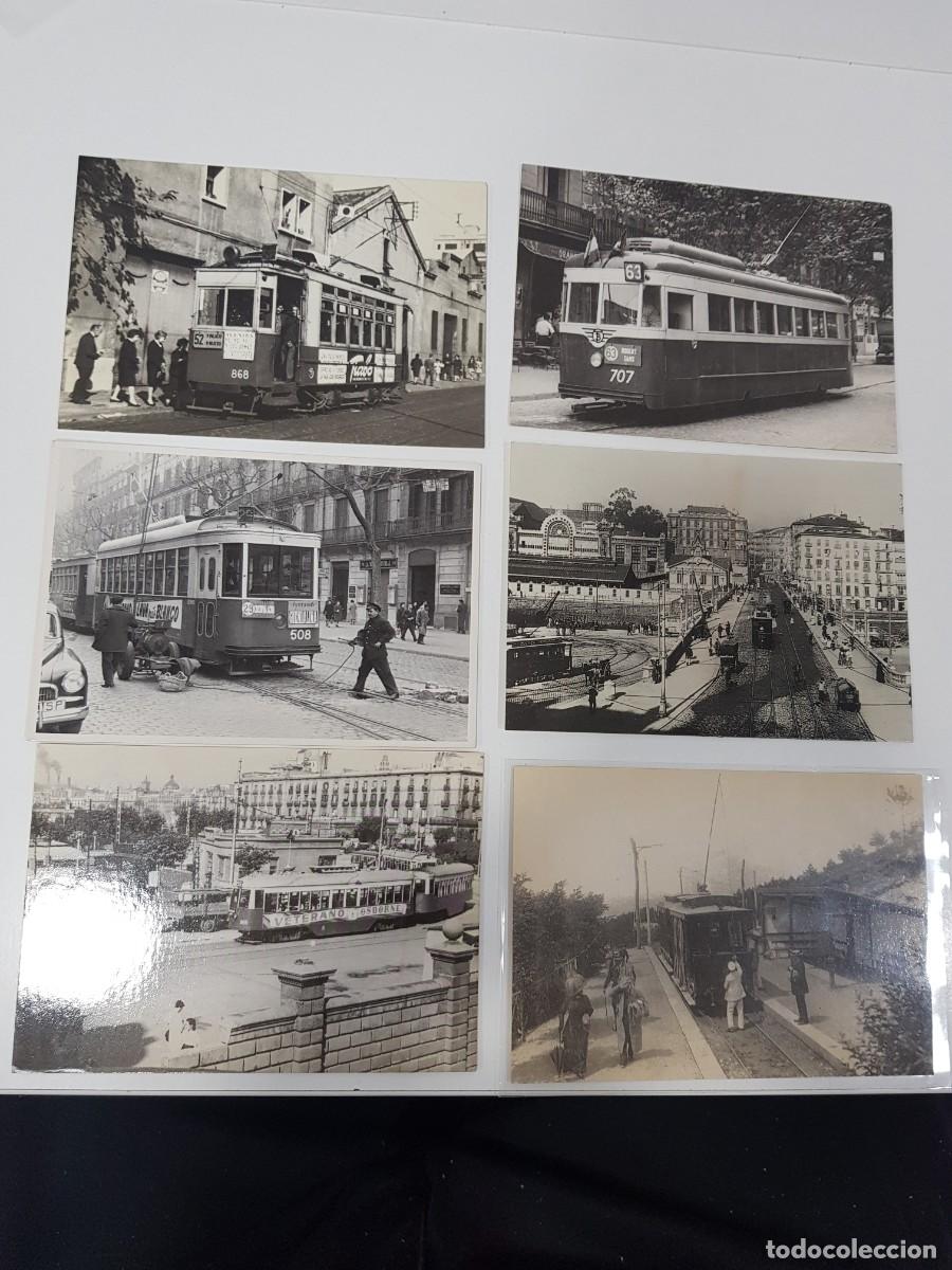 Postales: Lote de 6 postales de tranvias - Foto 1