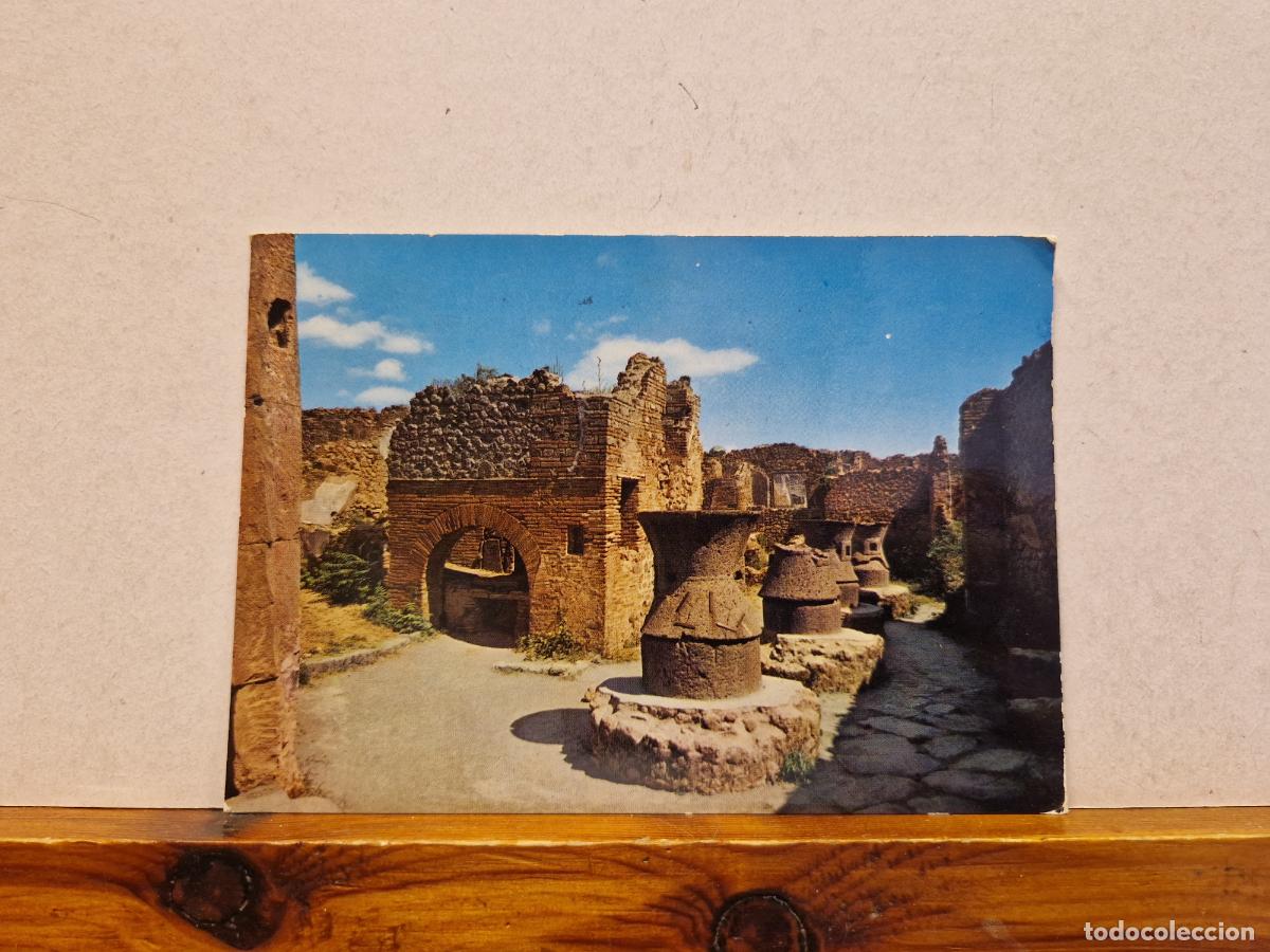 Postkarten: BONITA POSTAL CIRCULADA. POMPEI. FORNO E MULINI.