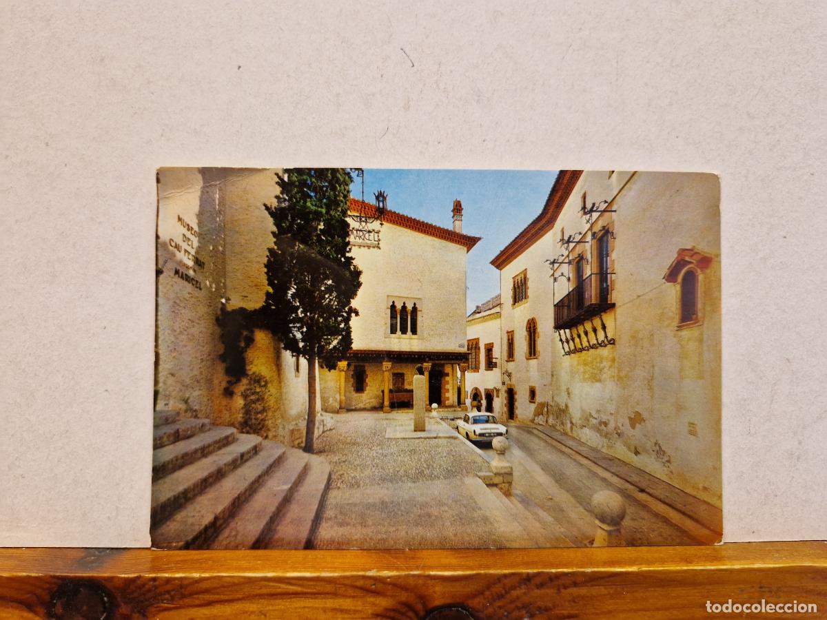 Postales: BONITA POSTAL CIRCULADA. SITGES. PLAYA DE ORO - Foto 1