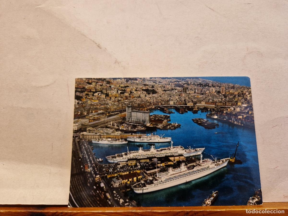Postcards: BONITA POSTAL CIRCULADA. GENOVA. MOTONAVI.
