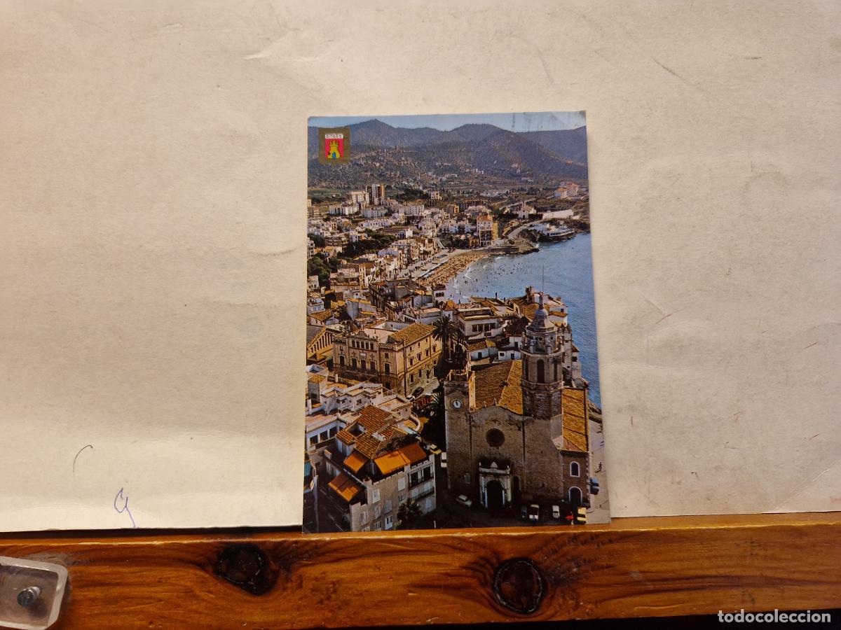 Postales: BONITA POSTAL CIRCULADA. SITGES. BARCELONA. - Foto 1