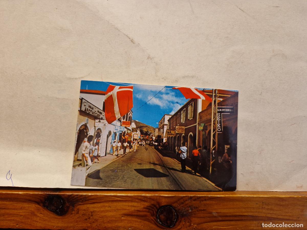 Cartoline: BONITA POSTAL CIRCULADA. AMALIE, ST. THOMAS.