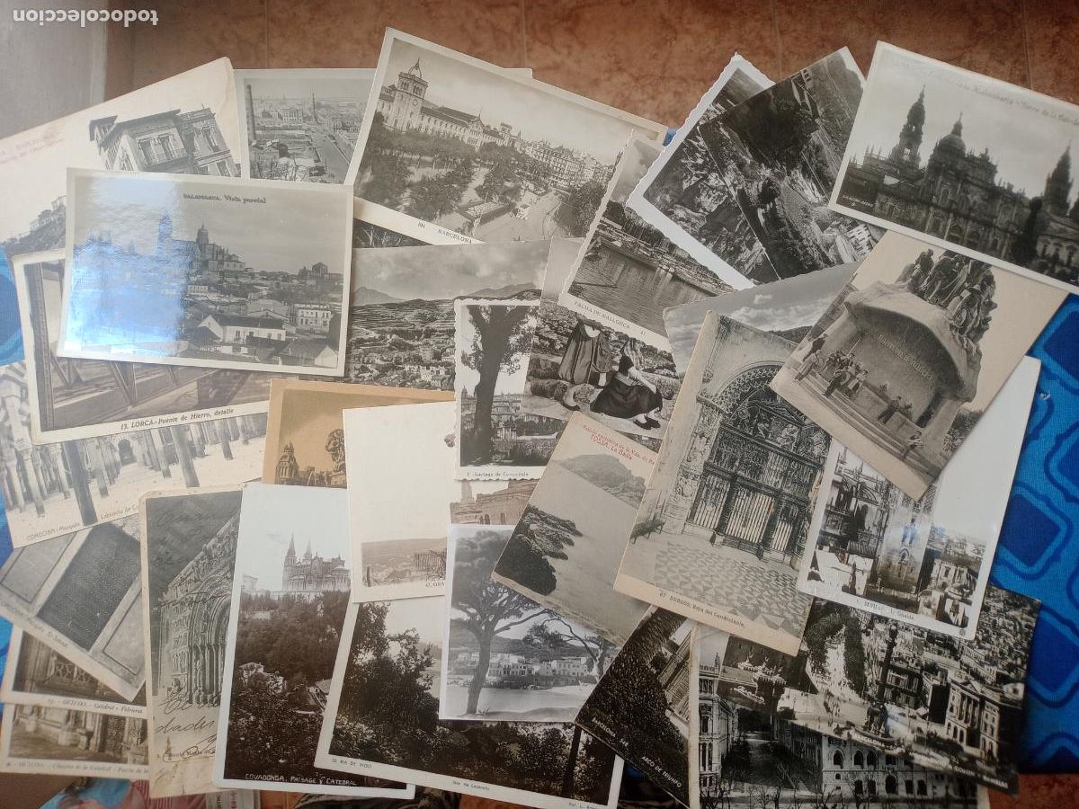 Postales: Espa&ntilde;a antiguas: 30 postales formato antiguo diferentes y antiguas