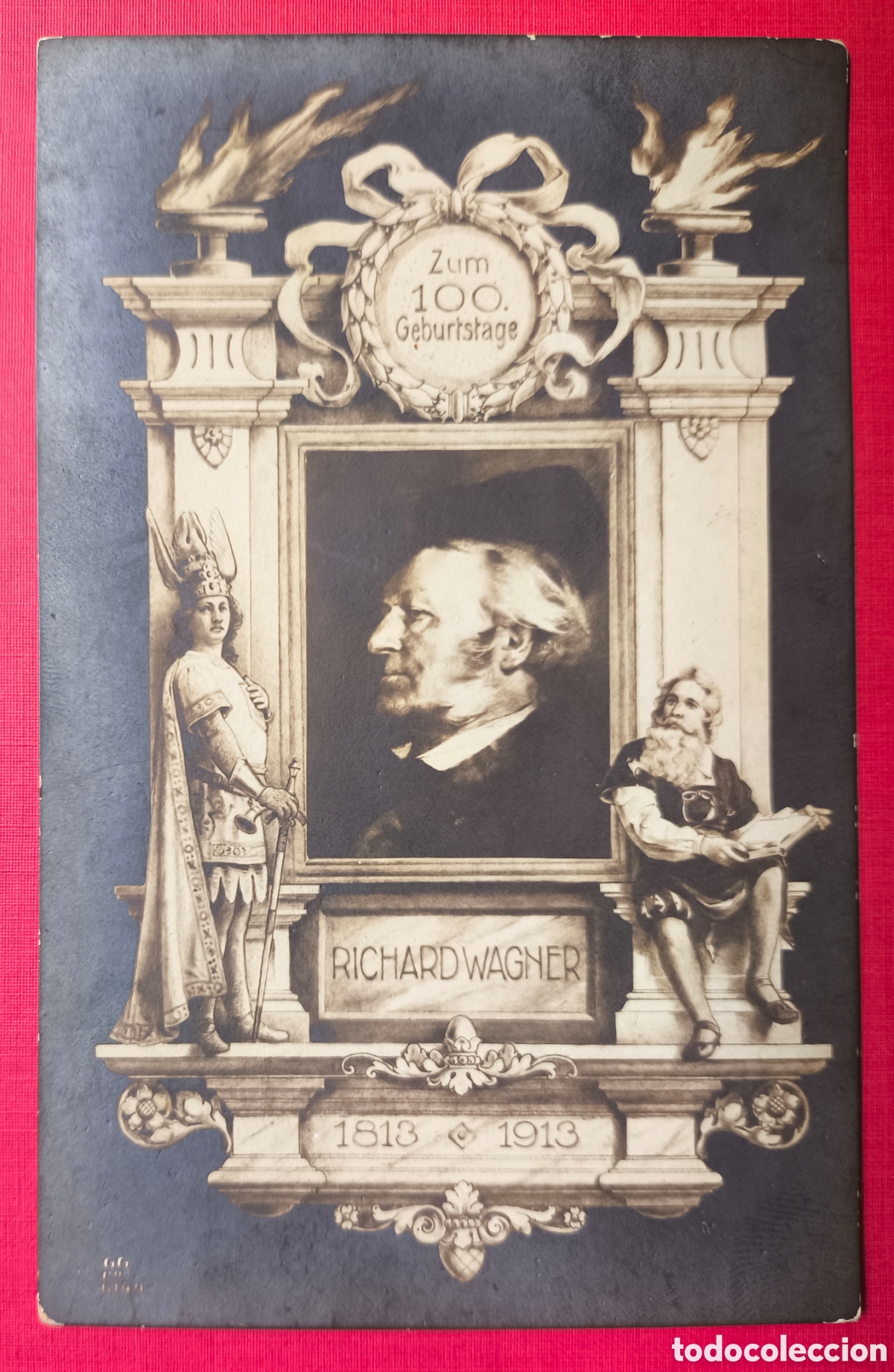 Postales: RICHARD WAGNER OLD POSTCARD C. 1915 - Foto 1