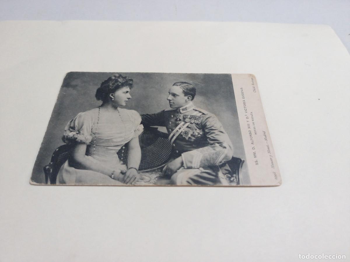 Postales: POSTAL SSMM D. ALFONSO XIII Y D&ordf; VICTORIA EUGENIA - REYES DE ESPA&Ntilde;A
