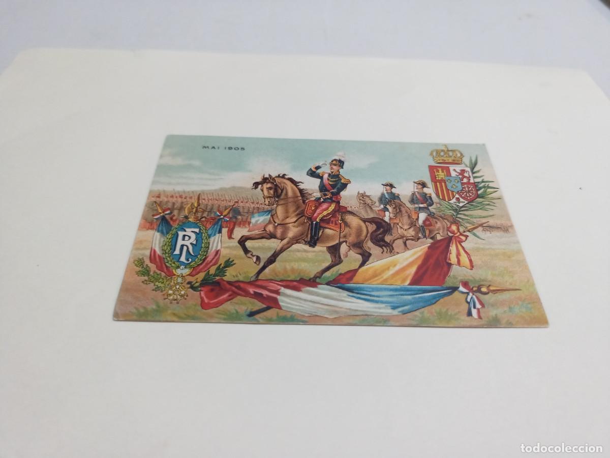 Postales: POSTAL REP&Uacute;BLICA FRANCESA-ESPA&Ntilde;A - ALFONSO XIII - MAI 1905