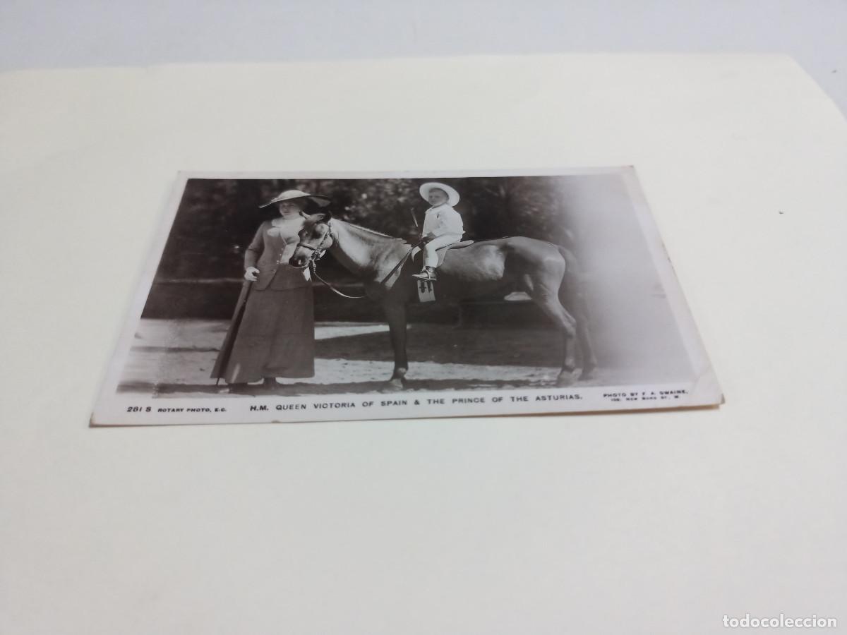 Postales: POSTAL H.M. QUEEN VICTORIA OF SPAIN & THE PRINCE OF THE ASTURIAS