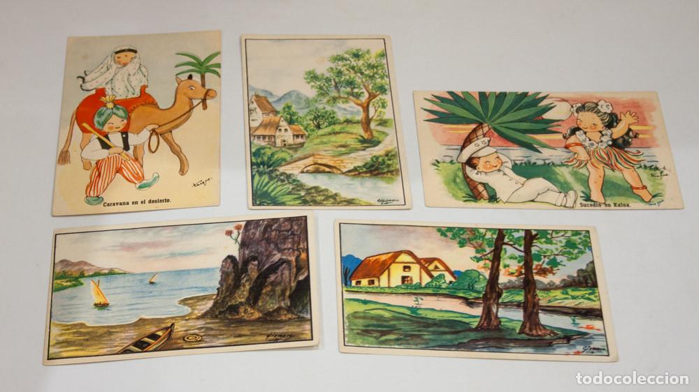 Postales: LOTE DE 22 POSTALES INFANTILES. - Foto 4