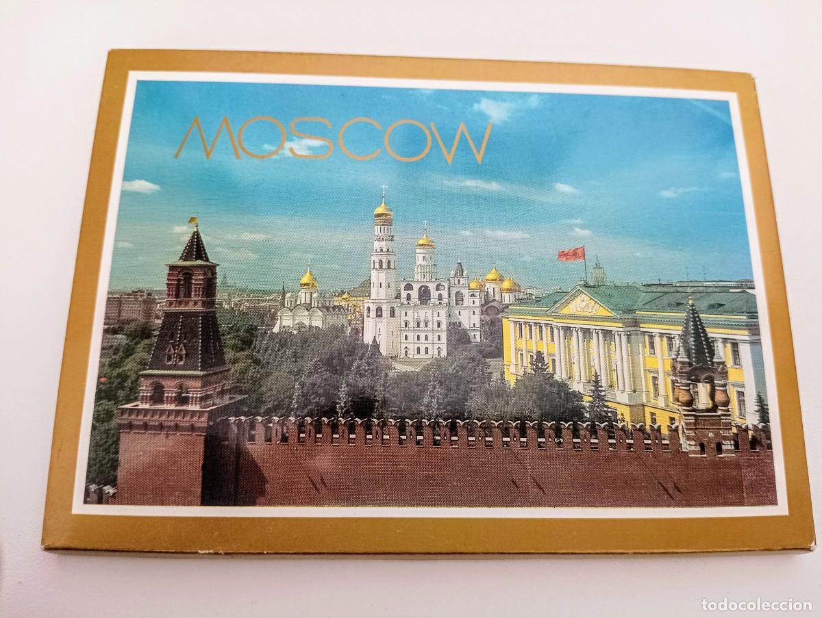 Postales: Block de 13 Postales MOSCOW / MOSC&Uacute;. 1981. Sin circular. - Foto 1