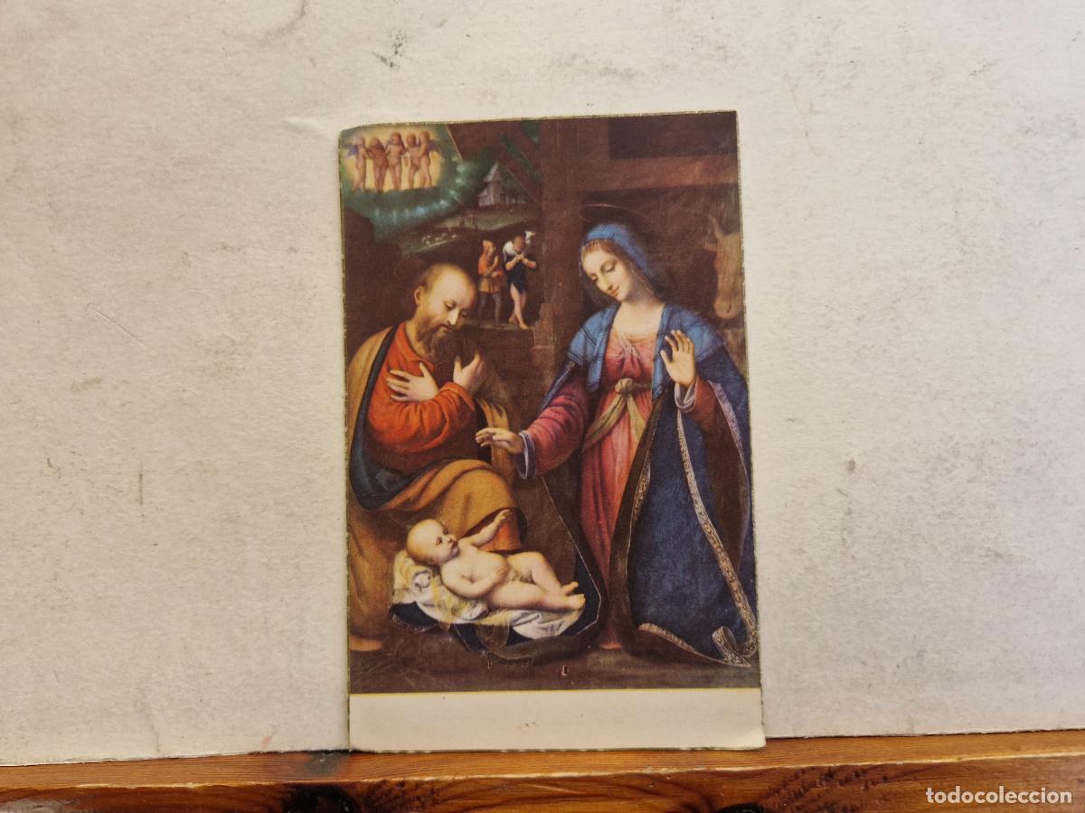 Postales: BONITA POSTA CIRCULADA. NACIMIENTO DEL NI&Ntilde;O JESUS