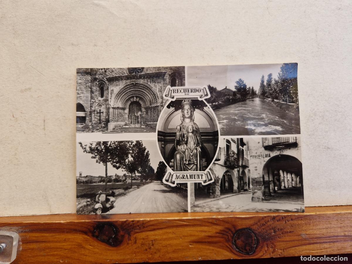 Postales: BONITA POSTA CIRCULADA. RECUERDO DE AGRAMUNT - Foto 1