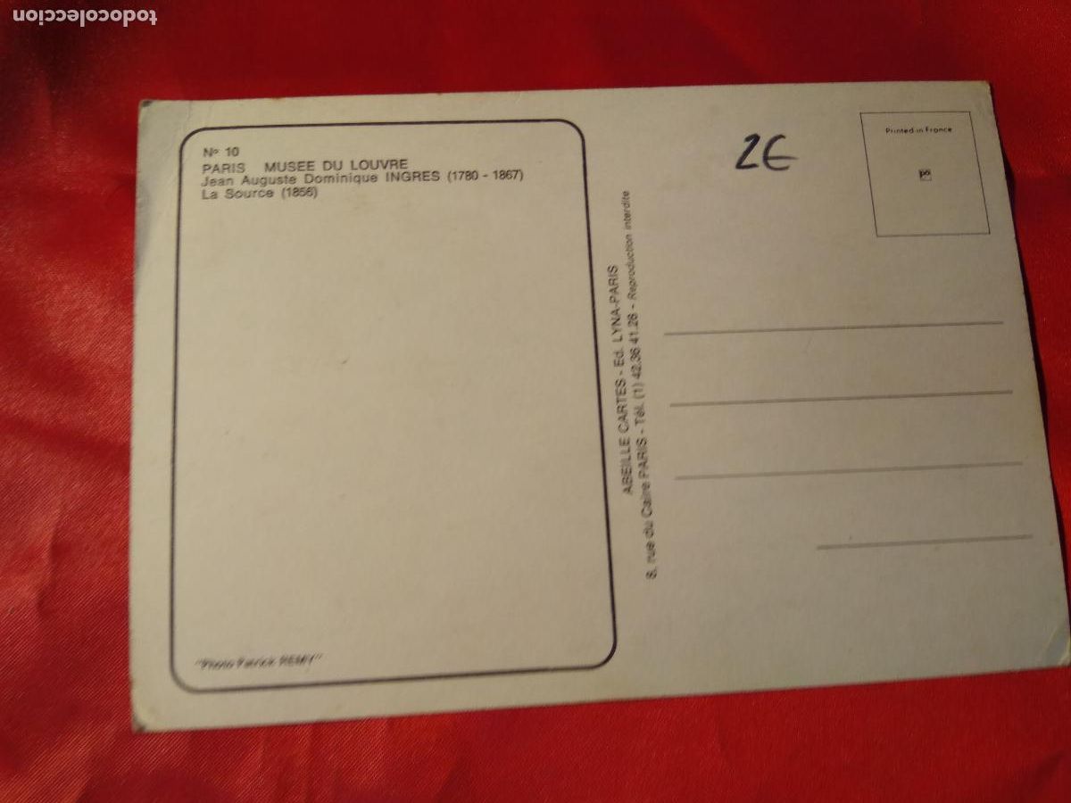 Postales: Postal N&ordm;10 Paris Musee du Louvre P.2185 - Foto 2
