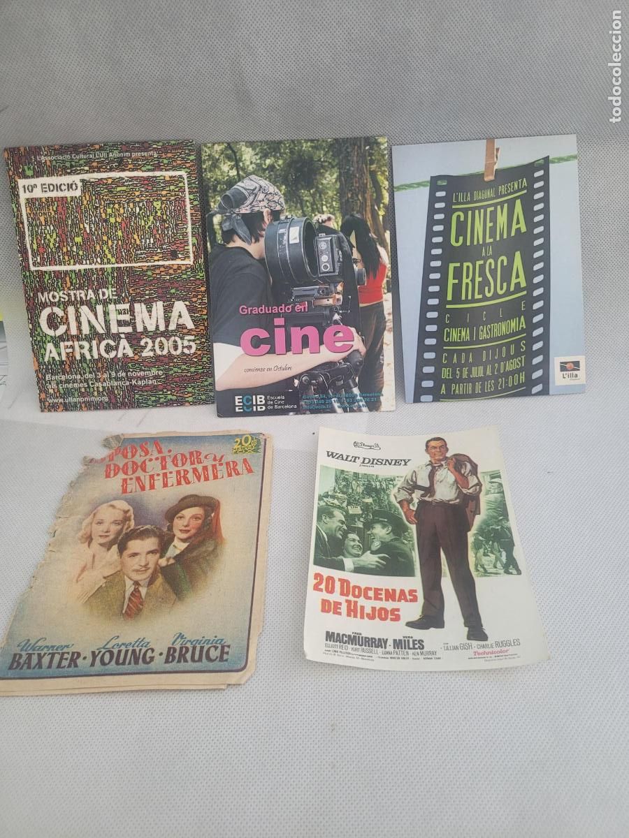 Postales: POSTALES PROGRAMAS DE CINE - Foto 1