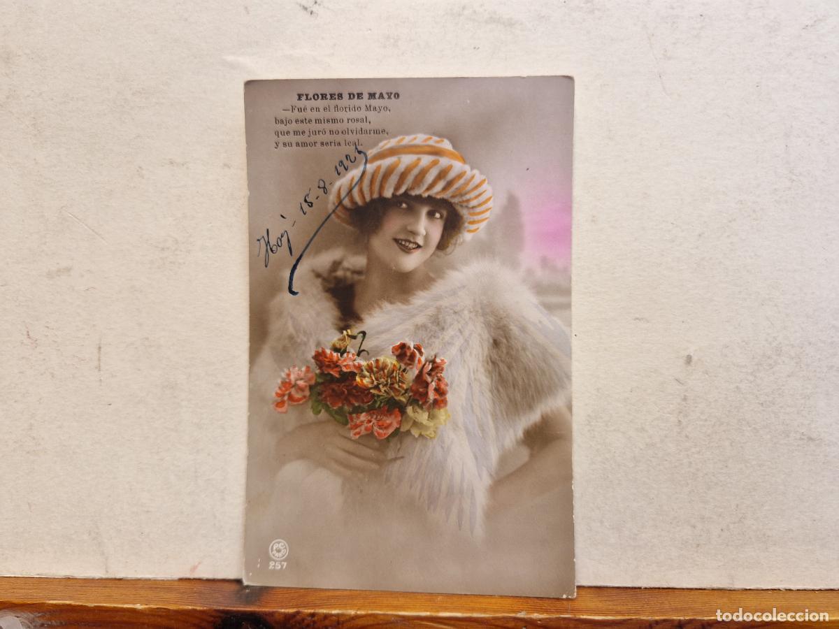Postcards: BONITA POSTAL CIRCULADA. FLORES DE MAYO
