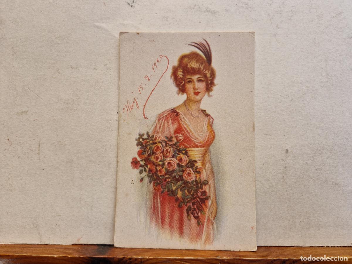 Postales: BONITA POSTAL CIRCULADA. FLORES DE MAYO