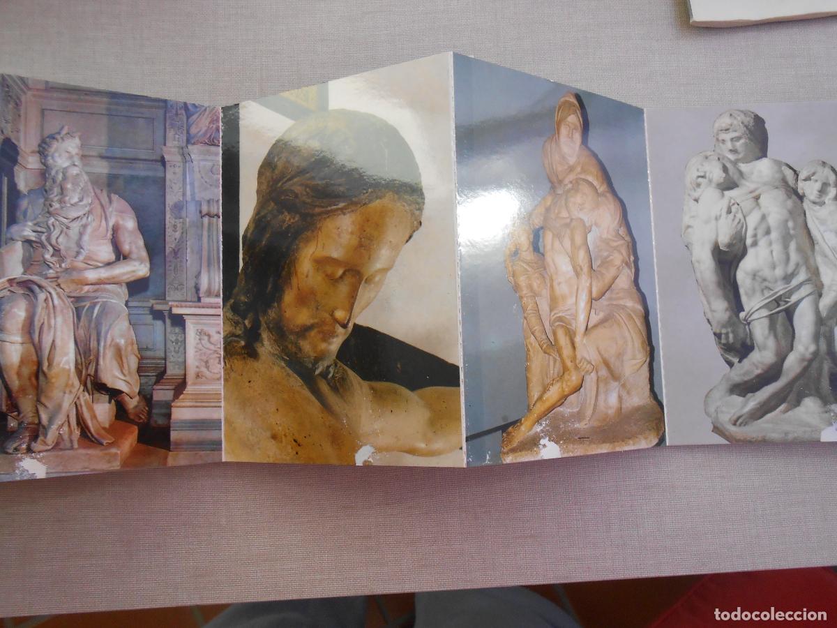 Postales: MICHELANGELO -20 POSTALES - TOTALMENTE NUEVAS EN BLOQUE - Foto 2