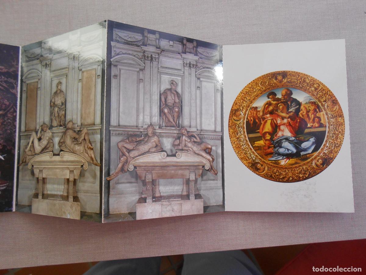 Postales: MICHELANGELO -20 POSTALES - TOTALMENTE NUEVAS EN BLOQUE - Foto 3