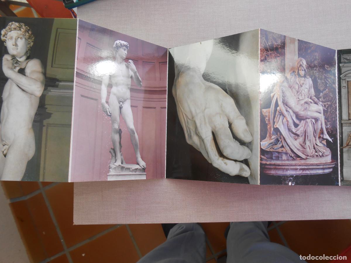 Postales: MICHELANGELO -20 POSTALES - TOTALMENTE NUEVAS EN BLOQUE - Foto 4