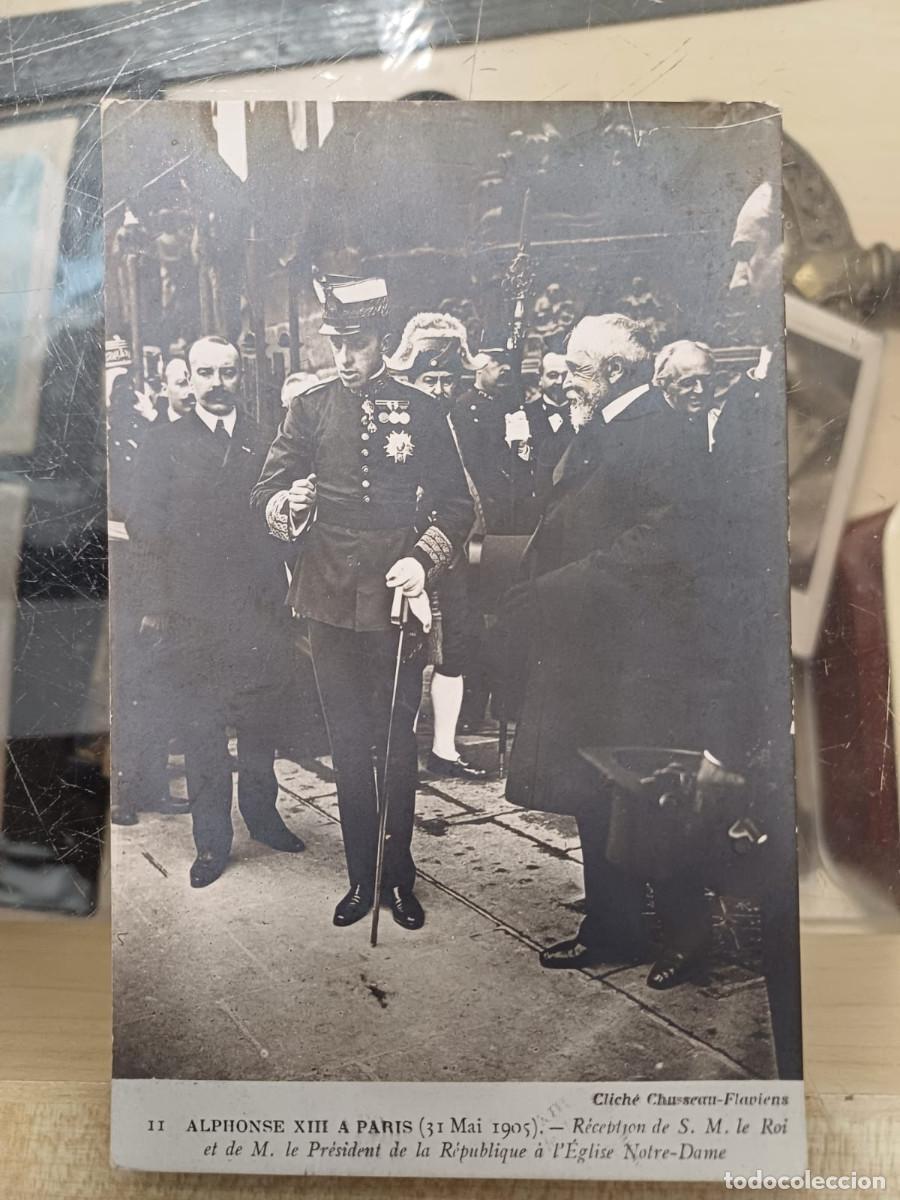 Postales: Alfonso XIII paris. 1905 - Foto 1