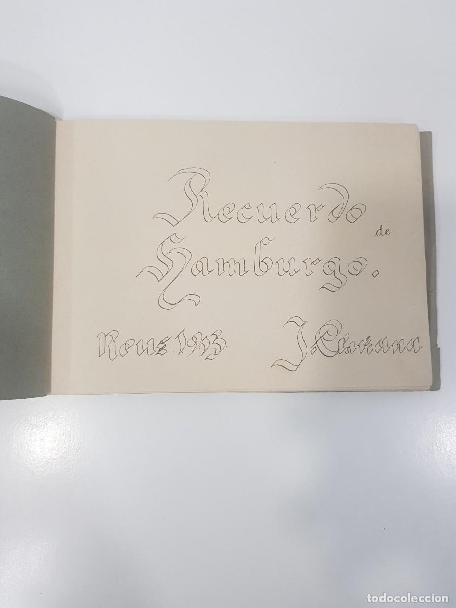Postales: Libreta con sellos recuerdo de Hamburgo 1913 - Foto 1