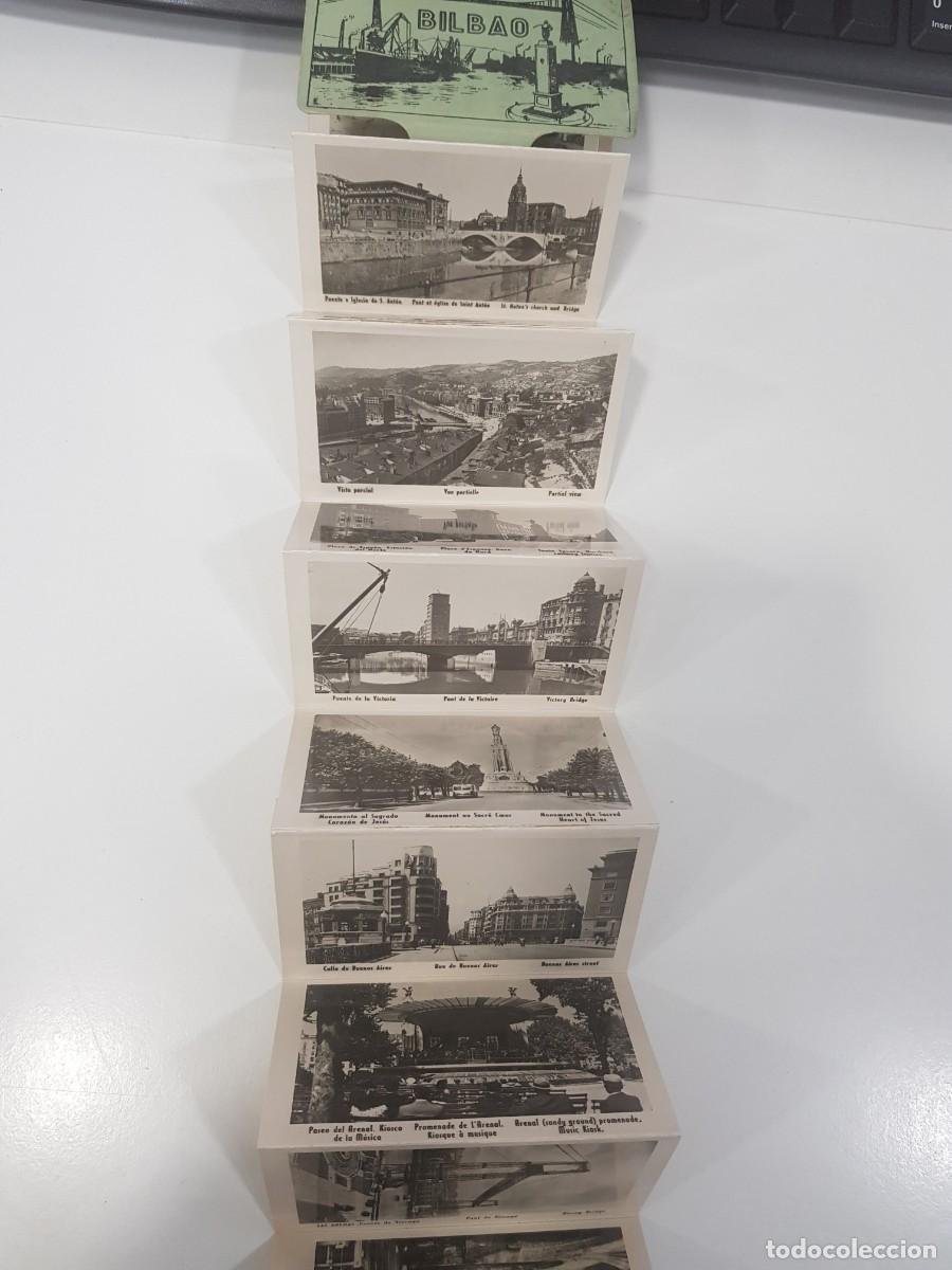 Postales: BILBAO. BLOCK DE MINI POSTALES EN ACORDEON - Foto 2