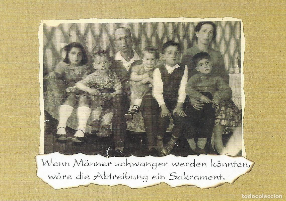 Postales: TARJETA POSTAL/POSTCARD. ALEMANIA. FAMILIA. ABORTO. NUEVA, SIN CIRCULAR.