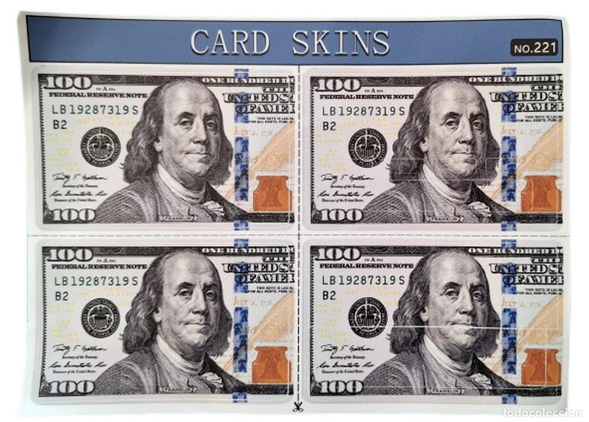Postales: Stickers de vinilo Dolar para tarjeta Bip o debito - Foto 1