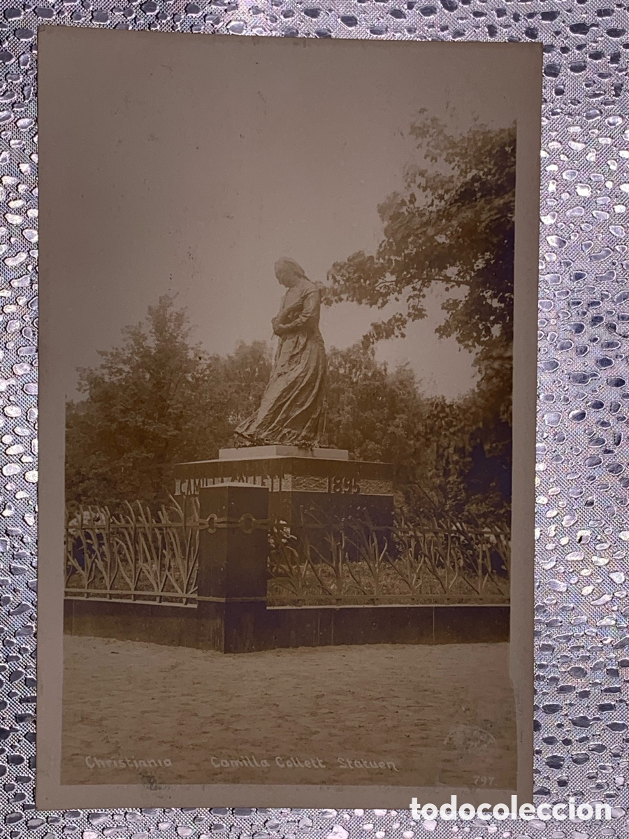 Postales: Postal Camilla Collet - Statuen - Christinnia - Foto 1