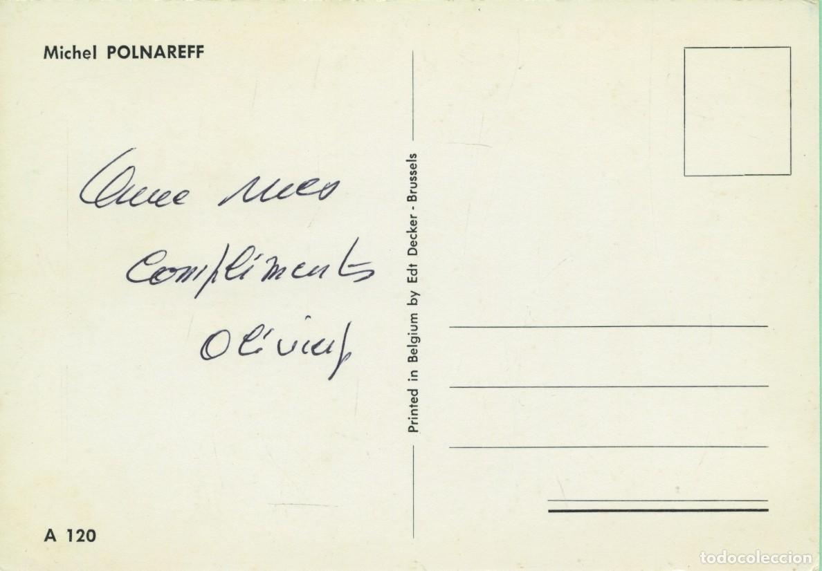 Postales: N&ordm; A-120. Michel Polnareff. EDT DECKER - Foto 2