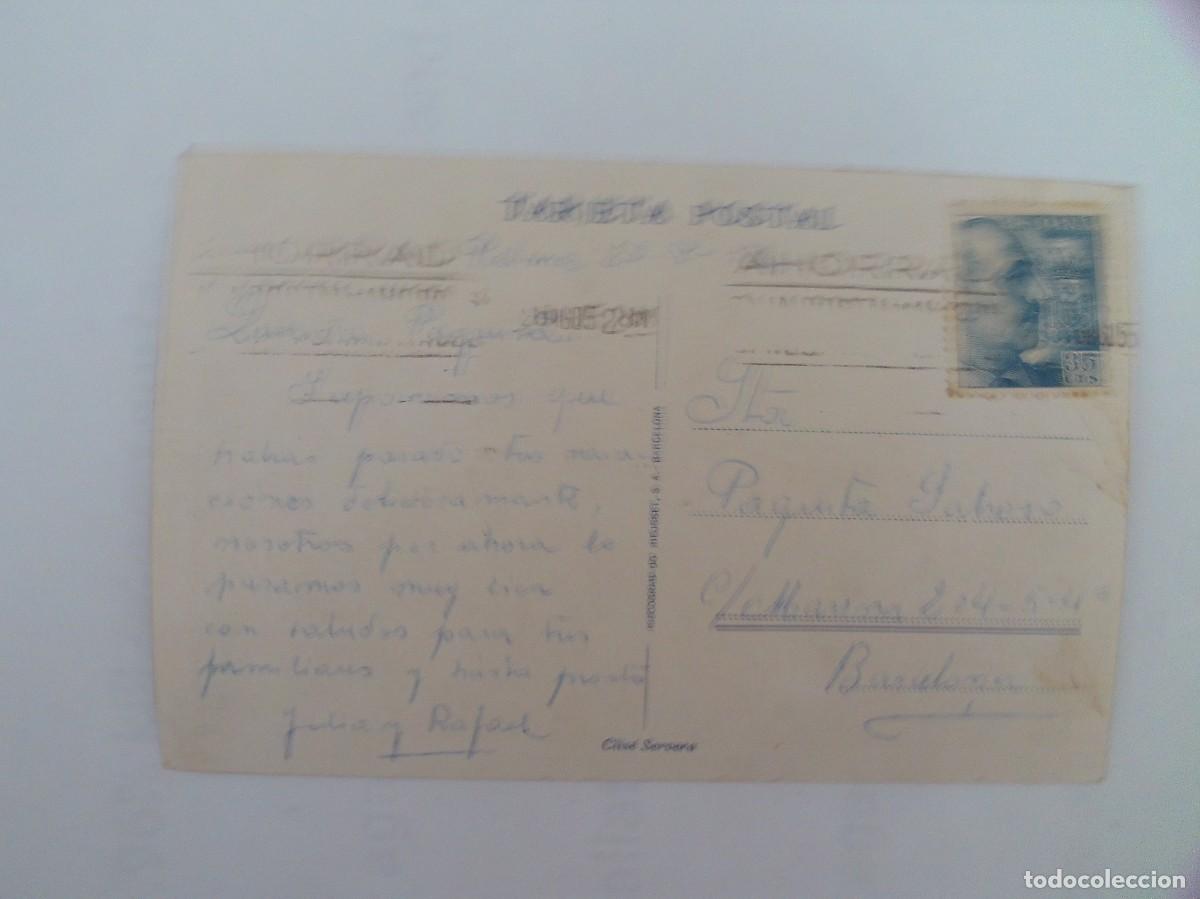 Postales: POSTAL DE MALLORCA CUEVAS DEL DRACH CIRCULADA 1952 - Foto 2