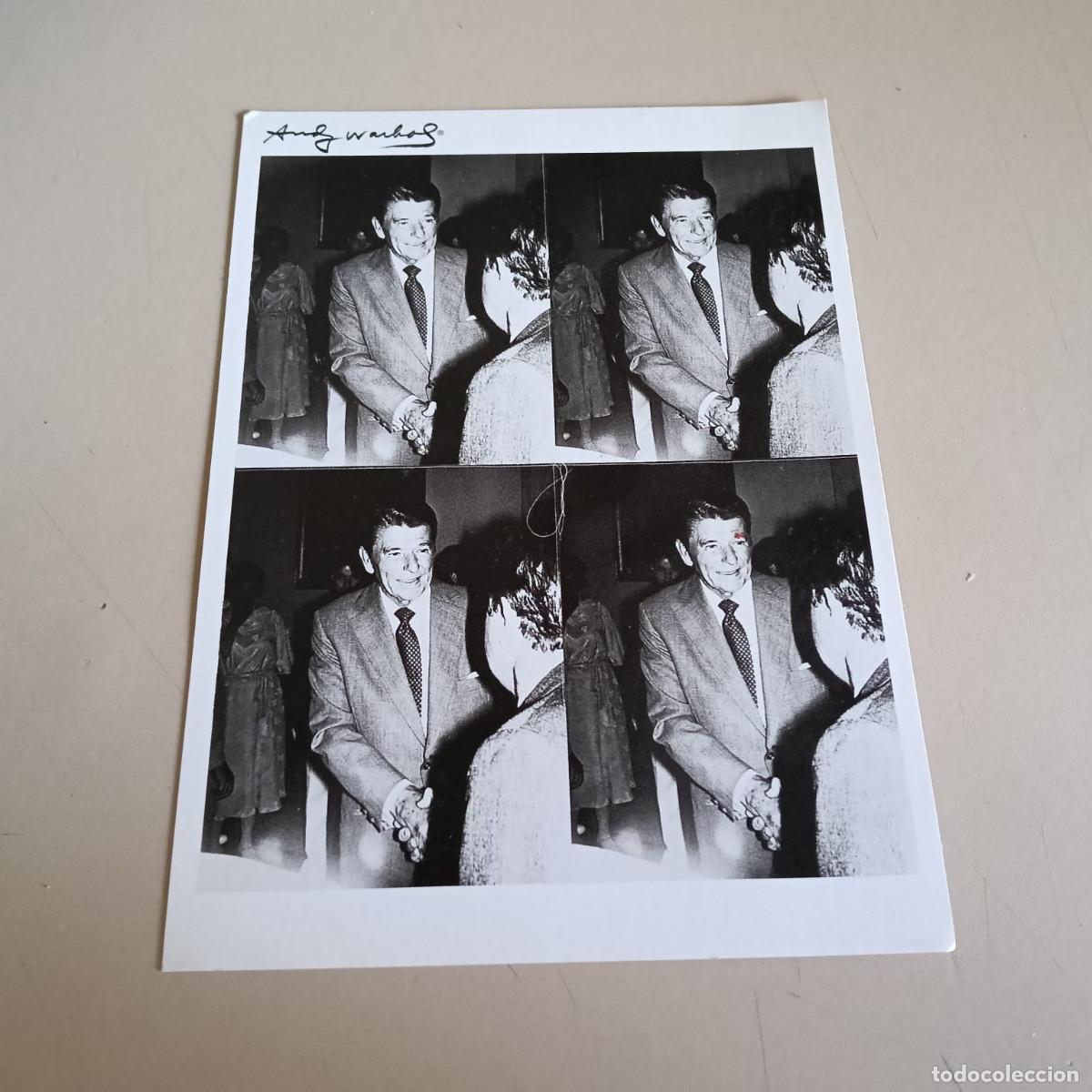 Postales: Postal Andy Warhol Ronald Reagan - Foto 1