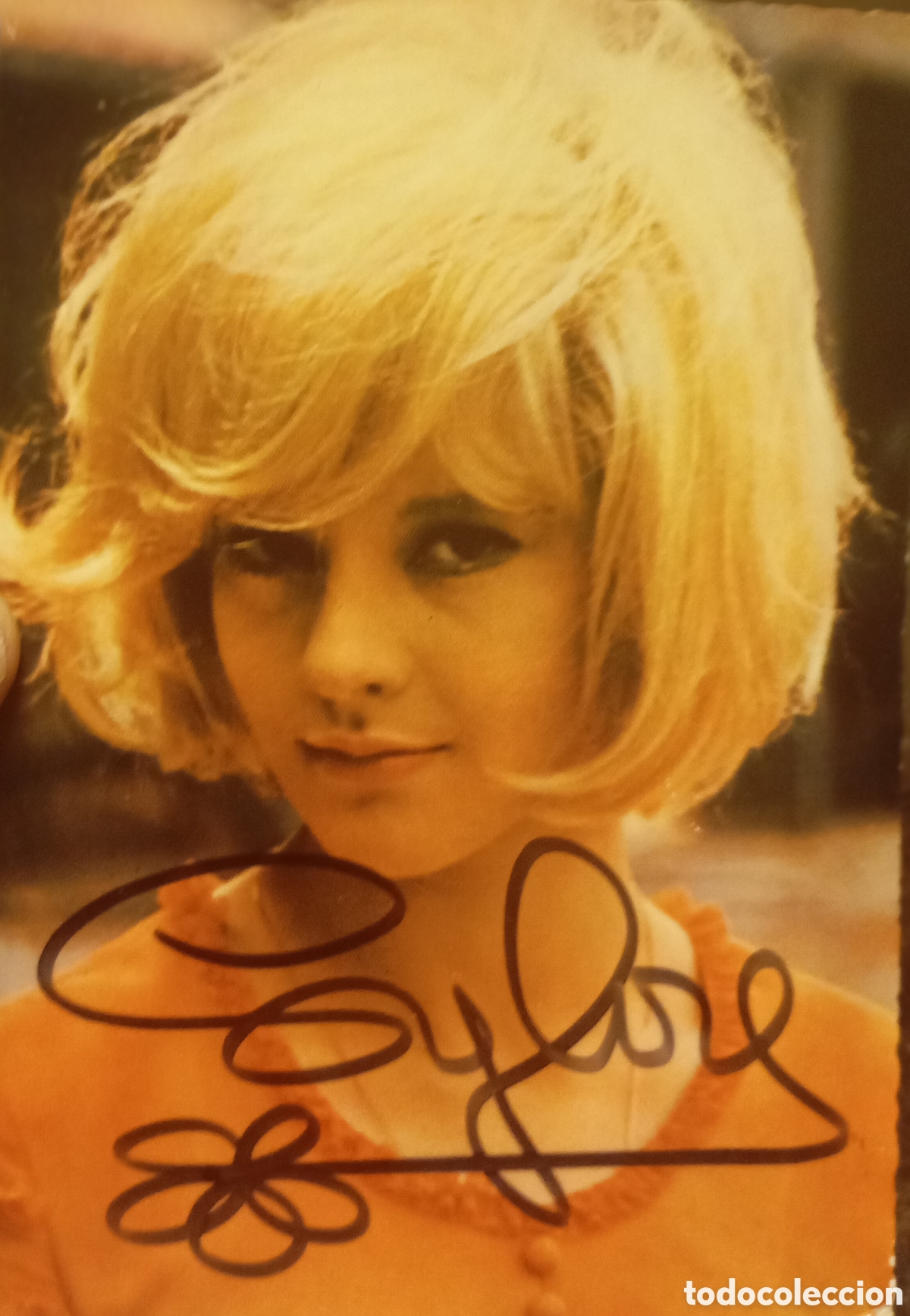 Postales: Sylvie Vartan promocional autografa - Foto 1