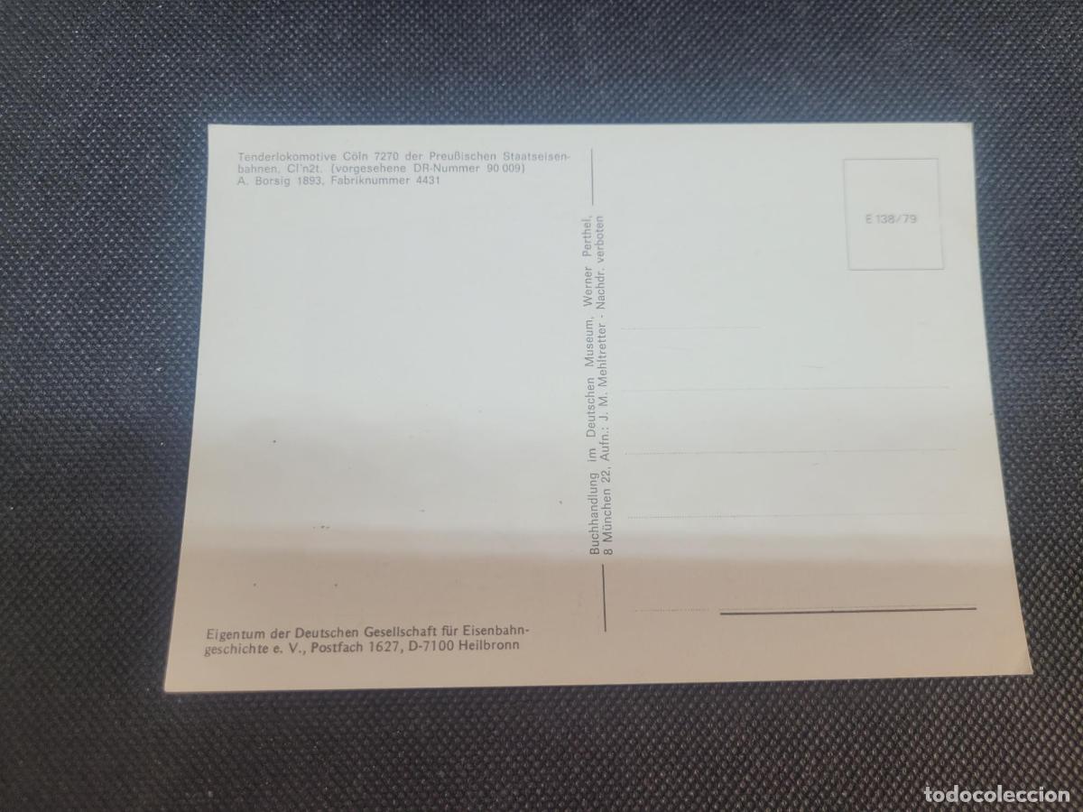 Postales: POSTAL MAQUINA DE TREN 1 - Foto 2