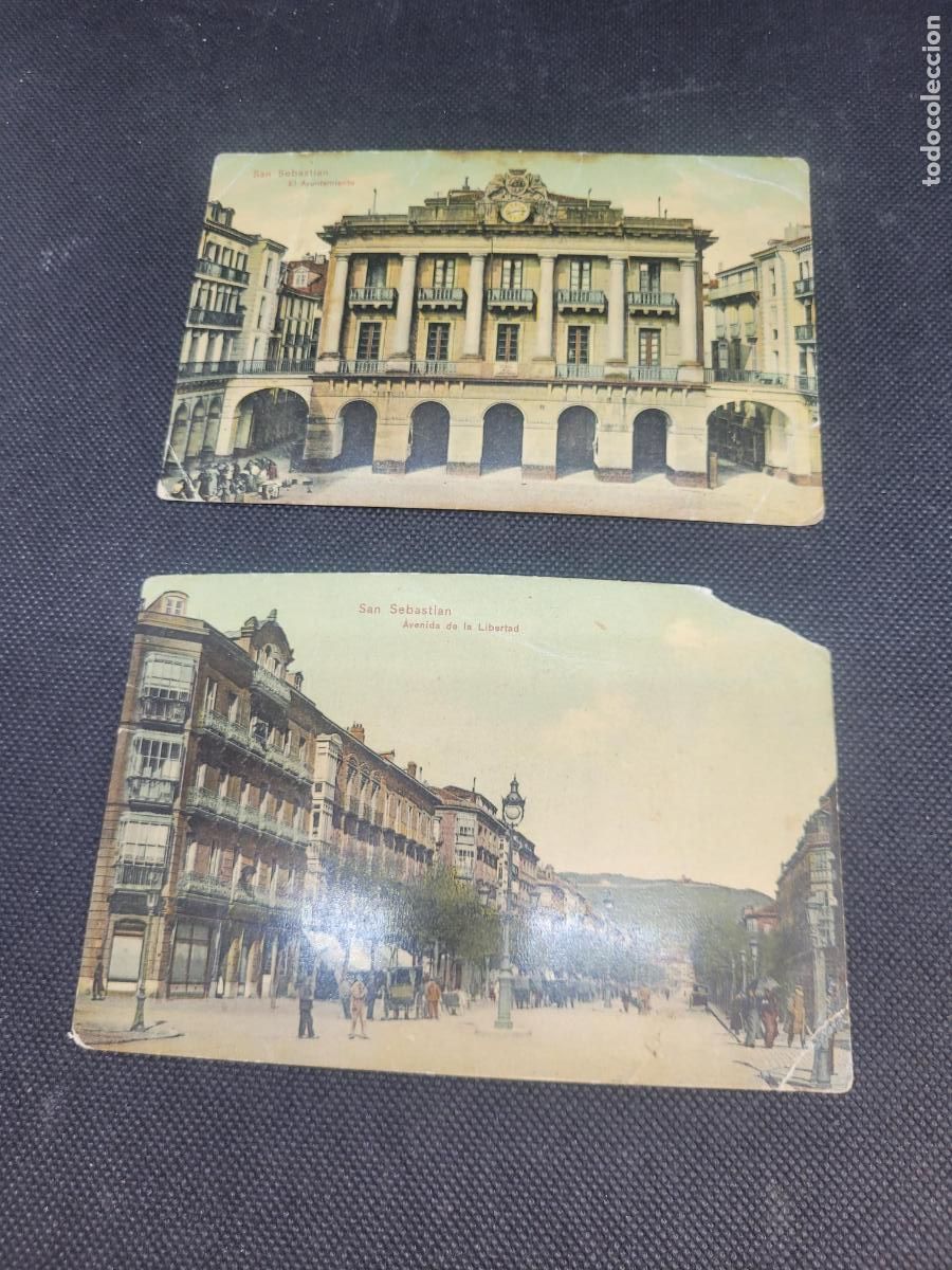 Postales: POSTALES DE SAN SEBASTIAN 1908 - Foto 1
