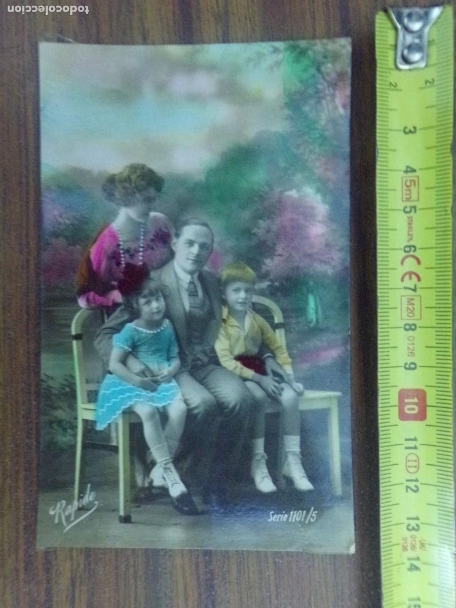 Postales: postal familia. rapide. madrid - Foto 1