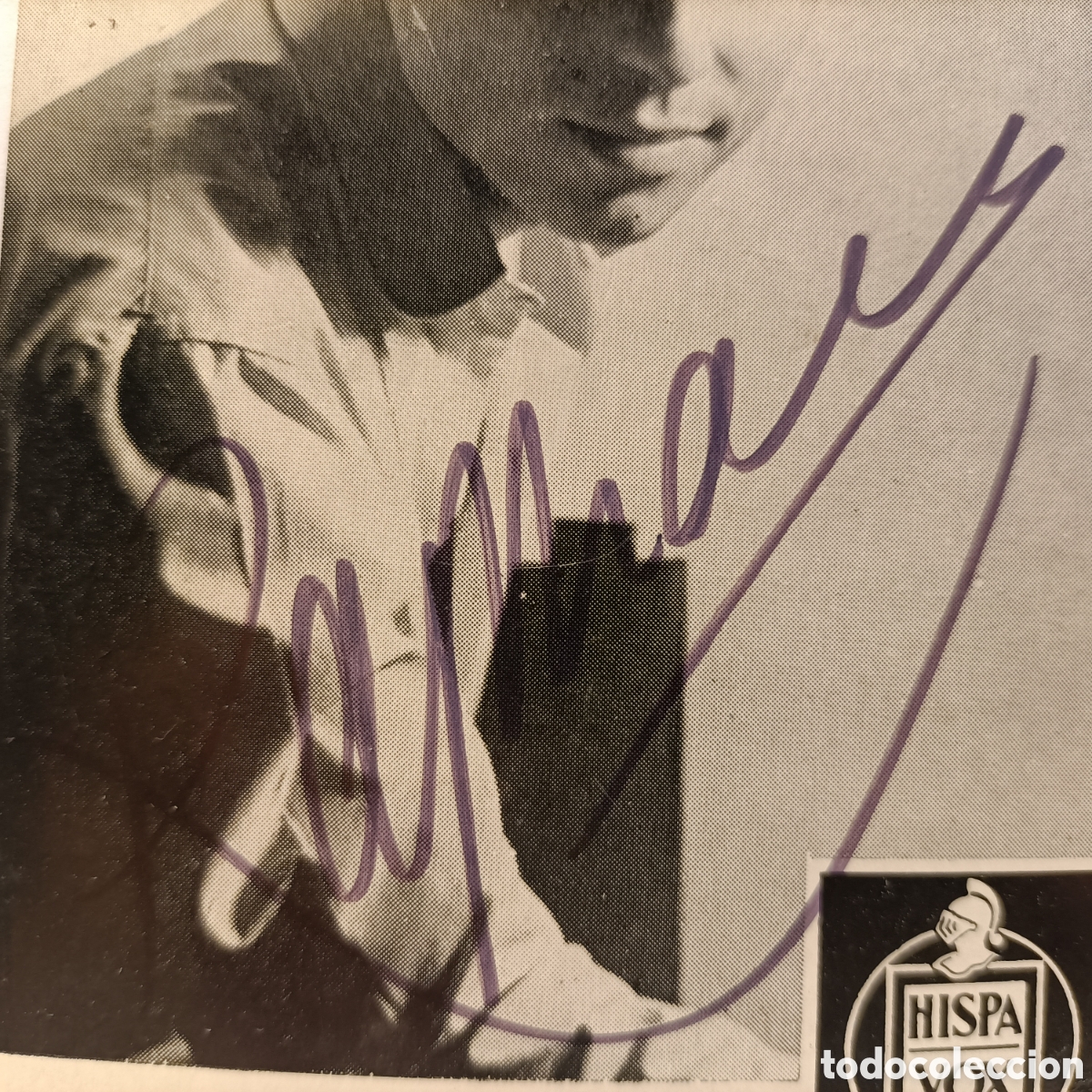Postales: Postal de Raphael, con su firma. Hispa Vox. - Foto 2