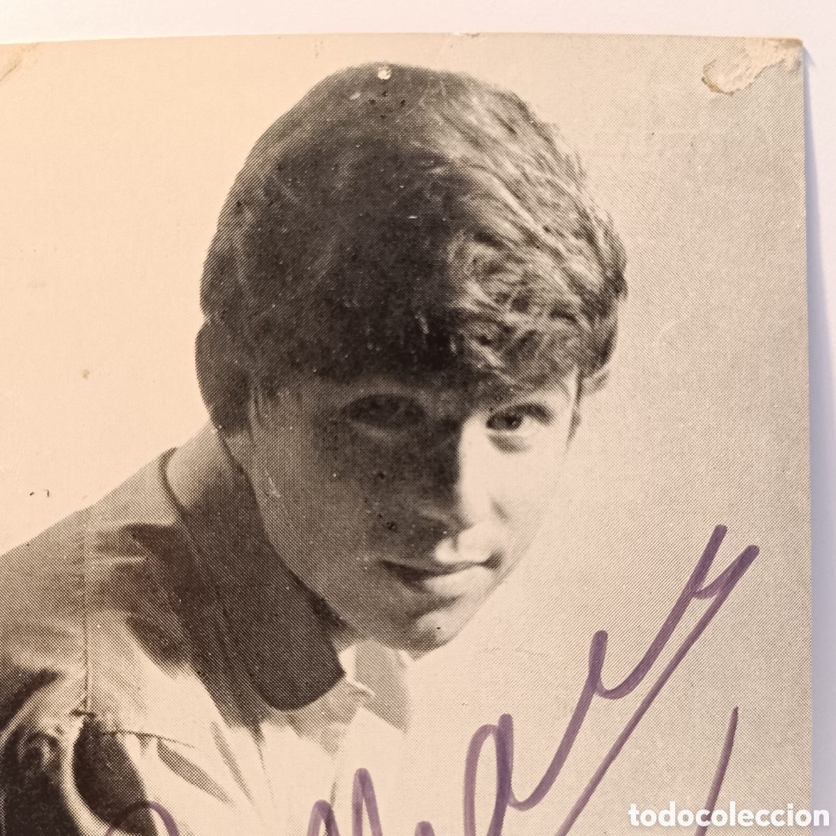 Postales: Postal de Raphael, con su firma. Hispa Vox. - Foto 3