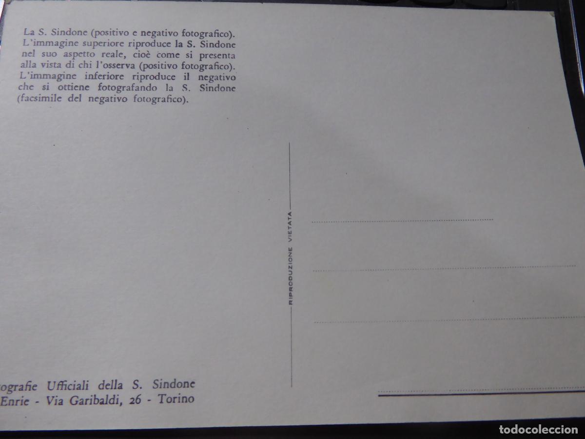 Postales: POSTAL LA SANTA SINDONE. TORINO - Foto 2