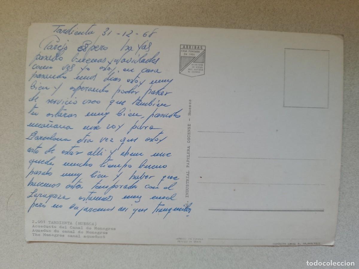 Postales: POSTAL ACUEDUCTO DEL CANAL DE MONEGROS - Foto 2