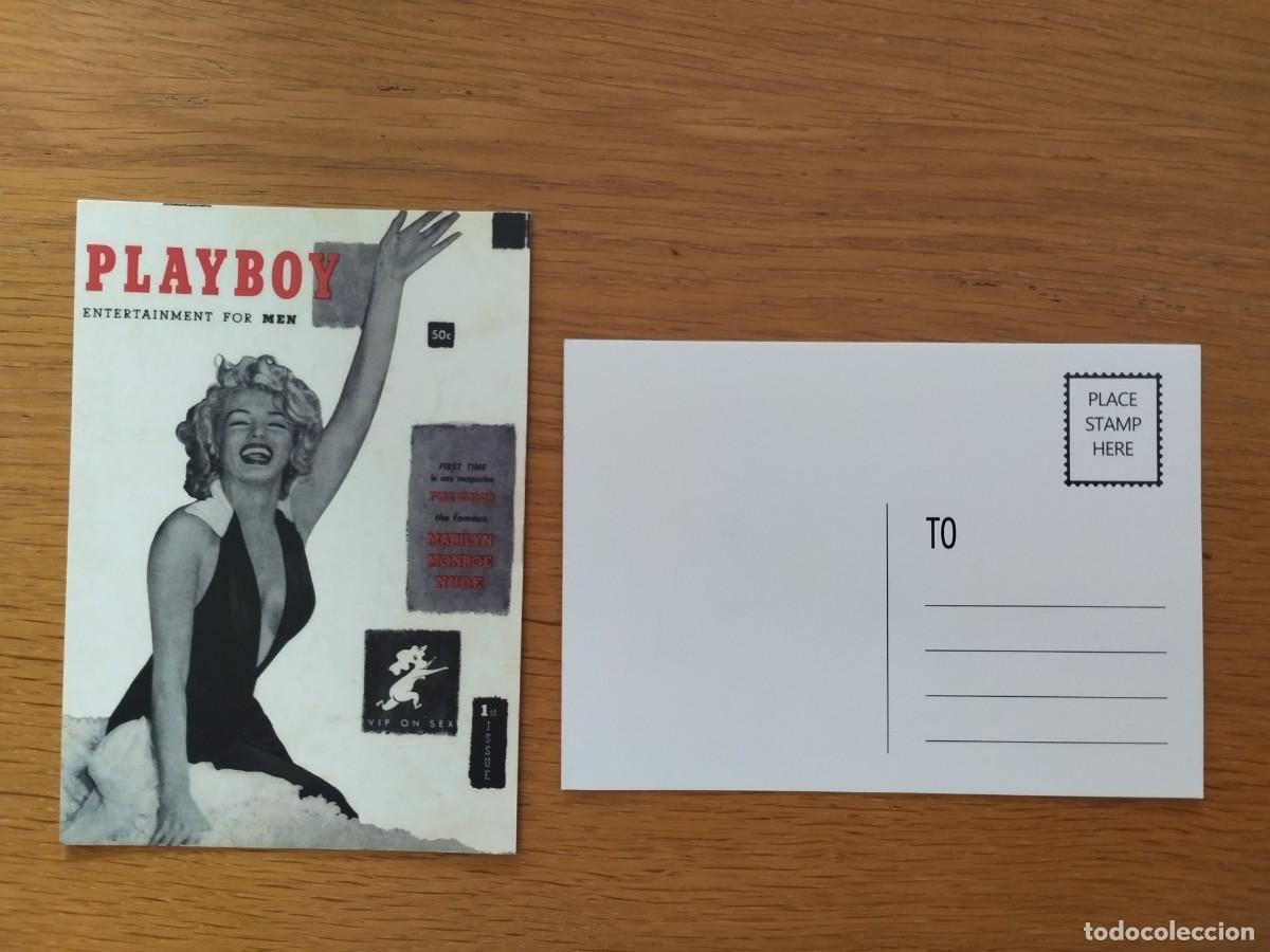Postales: Postal Playboy n&uacute;mero 1 (portada Marilyn Monroe) - Foto 1