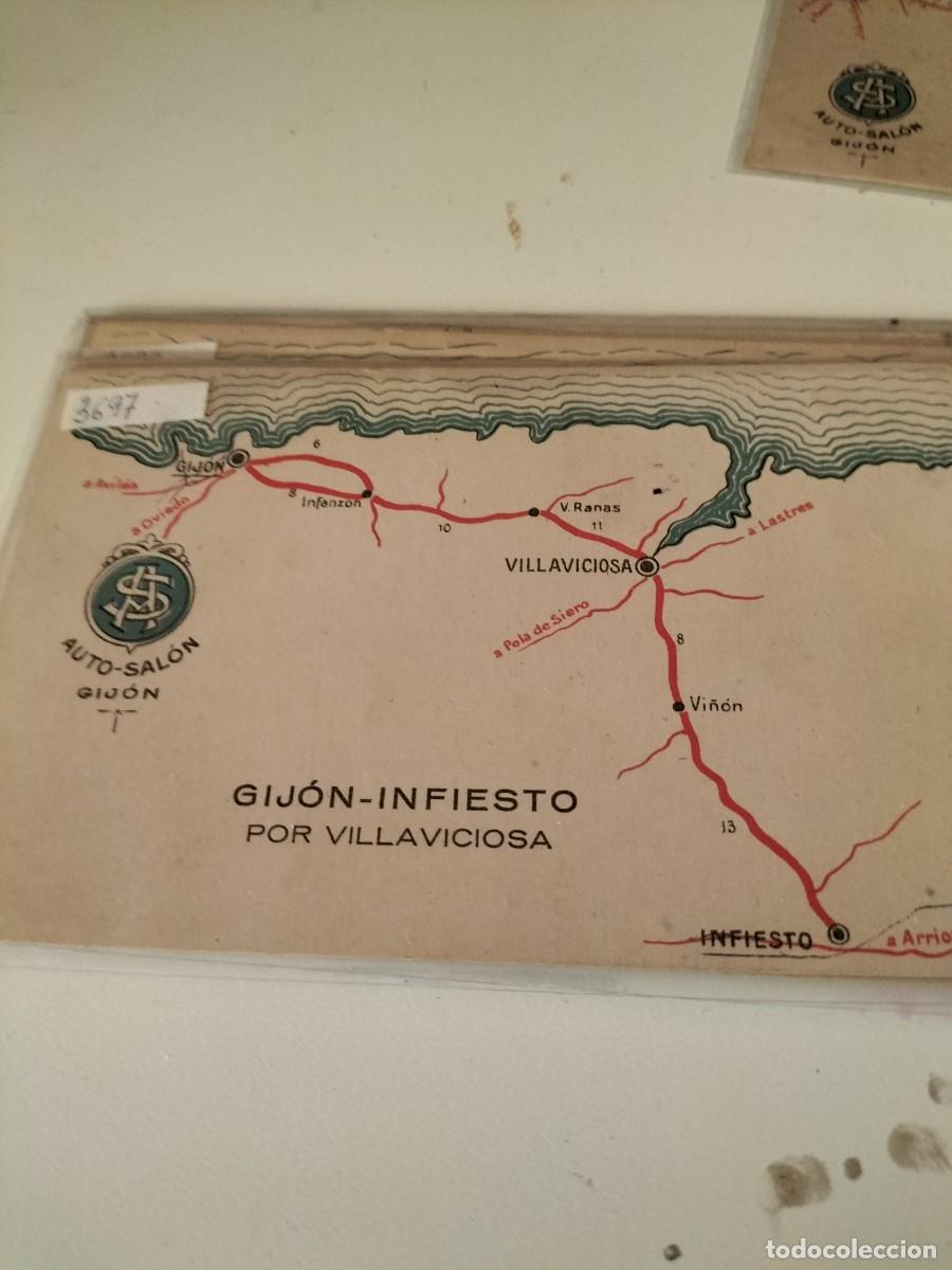 Postales: 6 postales de mapa de Gij&oacute;n - Foto 2
