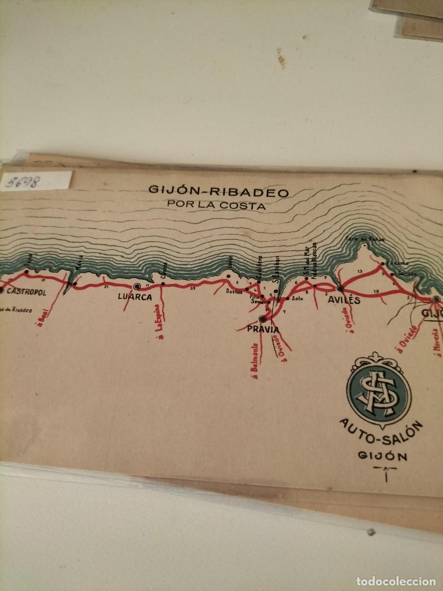 Postales: 6 postales de mapa de Gij&oacute;n - Foto 3