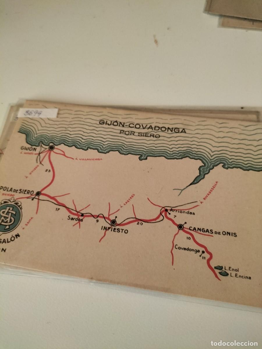 Postales: 6 postales de mapa de Gij&oacute;n - Foto 4