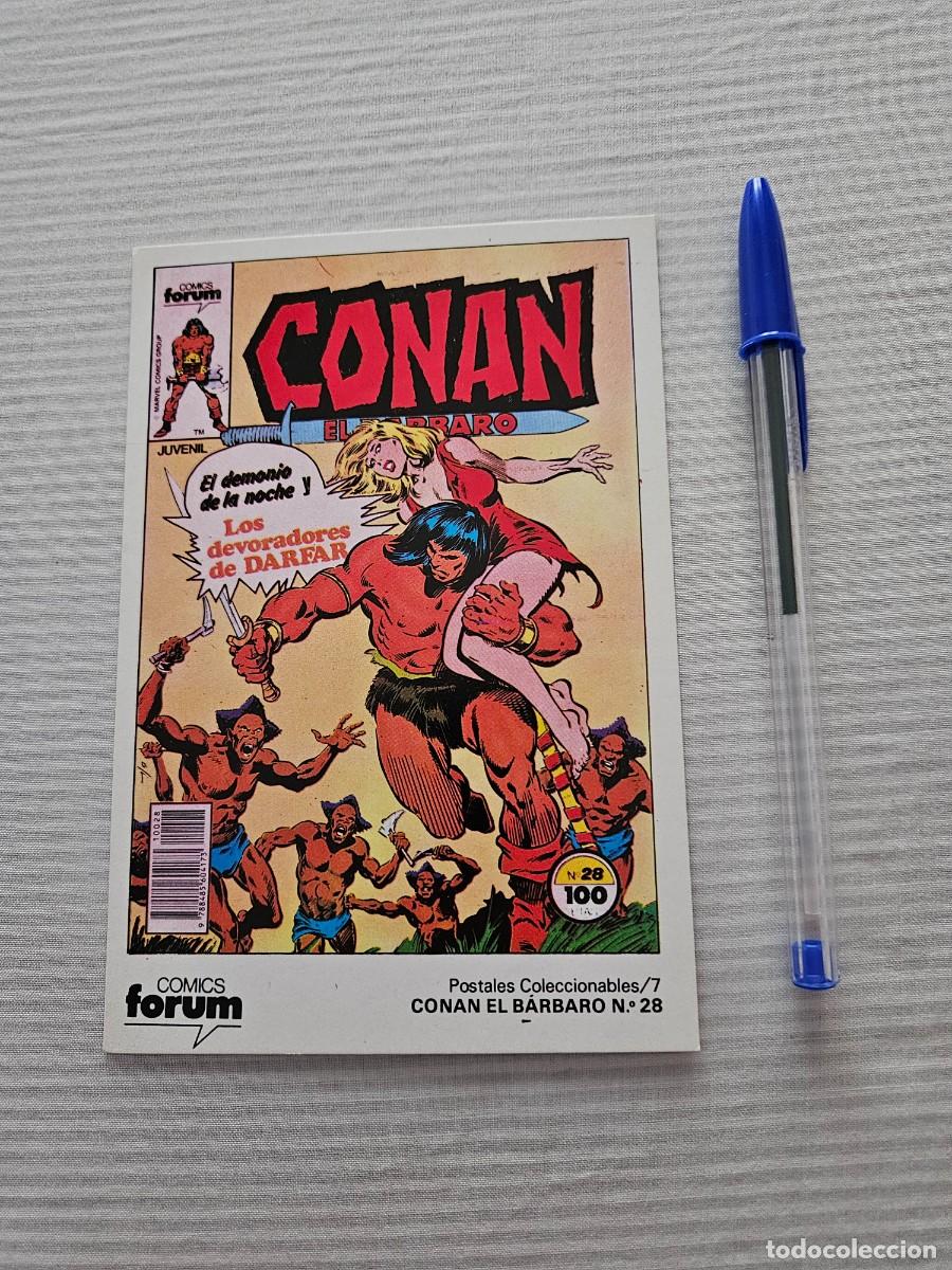 Postales: Antiguo Lote De 5 Postales Las Caratulas De Comics F&oacute;rum. - Foto 3